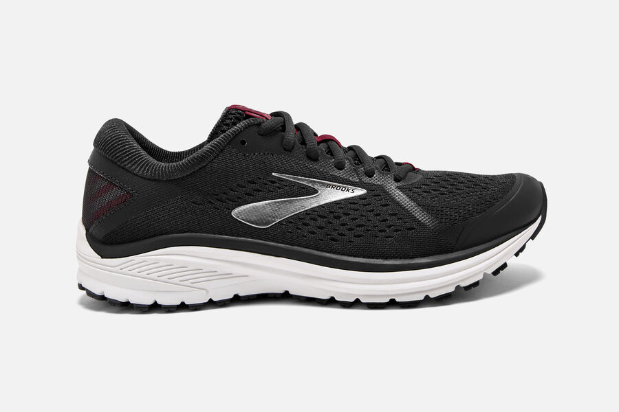 Brooks Herren Aduro 6 Laufschuhe Schwarz/Weiß Sale 008-891420